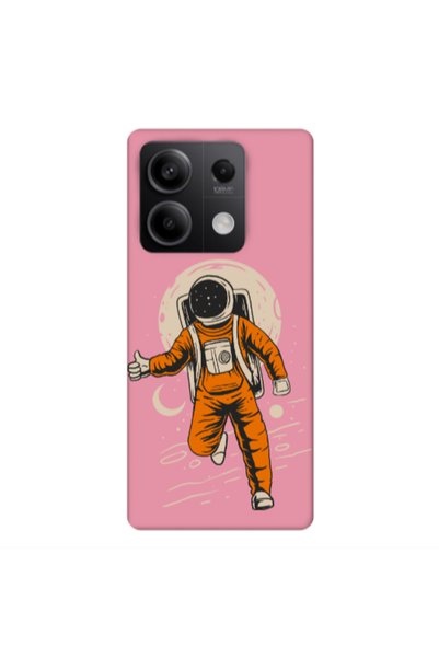 Other Xiaomi Redmi Note 13 5G Hitchhike Pink Colored Silicone TPU Θήκη