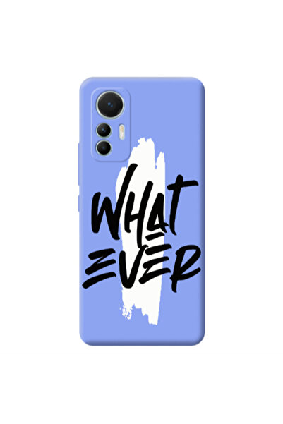 Other Xiaomi Mi 12 Lite What Ever Light Purple Colored Silicone TPU Θήκη
