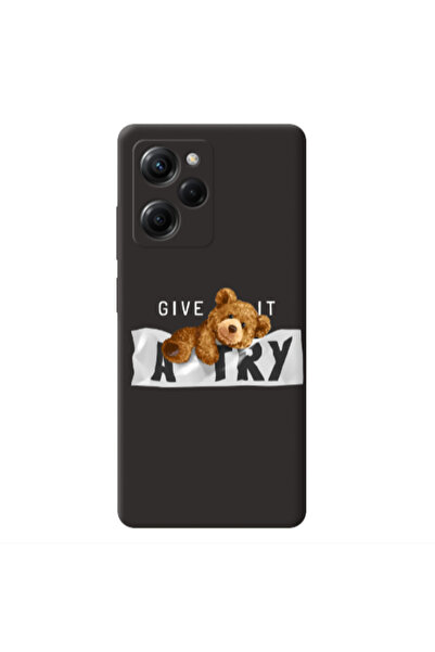Other Xiaomi Poco X5 Pro Give me Black Colored Silicone TPU Θήκη