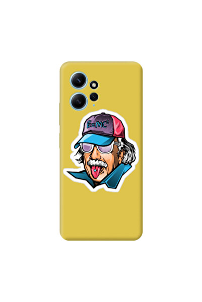 Other Xiaomi Redmi Note 12 4G Einstein Yellow Colored Silicone TPU Θήκη