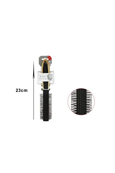 idei Perie cilindrică rotundă de coafat 23cm cu mâner decorat prin transfer a...