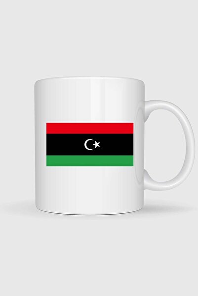 Bahriyeli Collection Libya Flag Printed Mug