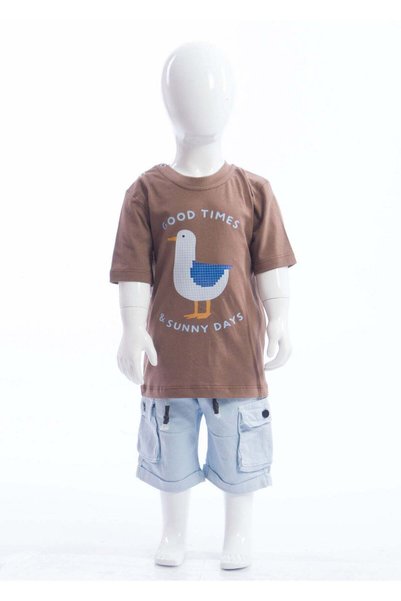 XO Kids Boy's 2-Piece Printed Summer Top and Bottom Set 9-36 Months 2601
