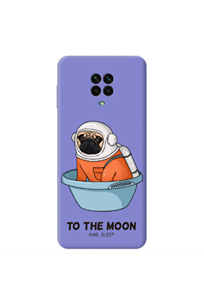 Other Xiaomi Redmi Note 9 Pro To the moon Purple Colored Silicone TPU Θήκη