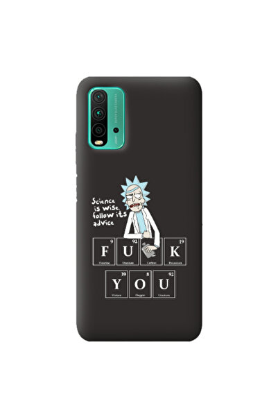 Other Xiaomi Poco M3 Rick Scince is wise Black Colored Silicone TPU Θήκη