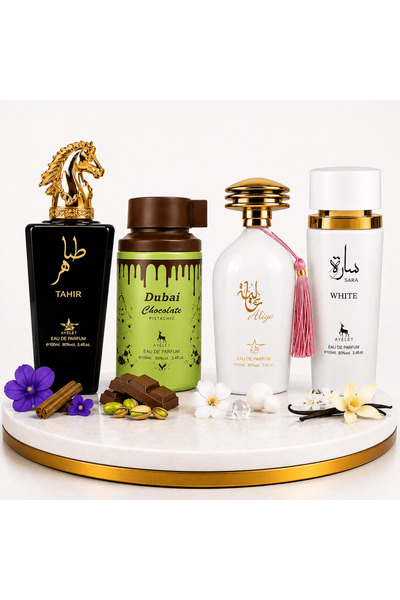 Ayelet Set 4 Parfumuri Arabe (2 x Bărbați + 2 x Femei) 100 ML - Tahir + Dubai...