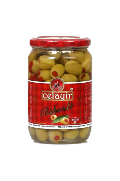 Celayir Zeytin Măsline verzi cu ardei 201-230 400 Gr. Celayir
