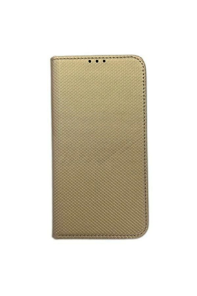 OEM Husă tip carte inteligentă cu magnet pentru iPhone 15 Pro, Auriu