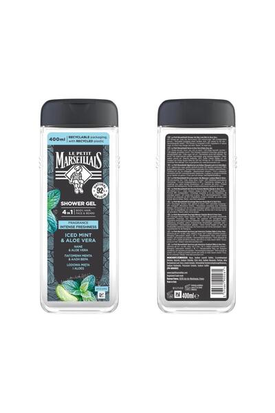Le Petit Marseillais Men Nane ve Aloe Vera Duş Jeli 400 ml