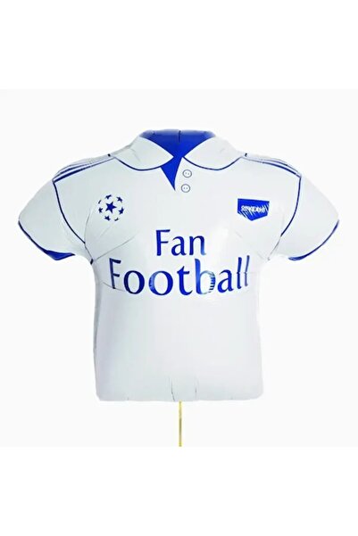 OEM Balon din folie în formă de tricou de fotbal, alb
