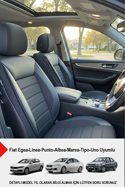 GM-DESIGN Speed Series Pique Fabric Car Seat Cover - (Fiat Egea-Linea-Punto-A...