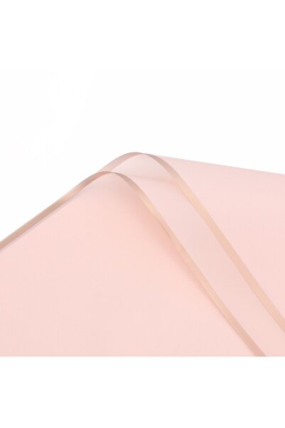 OEM Celofan Transparent Roz Aprins Cu Margine De Bronz