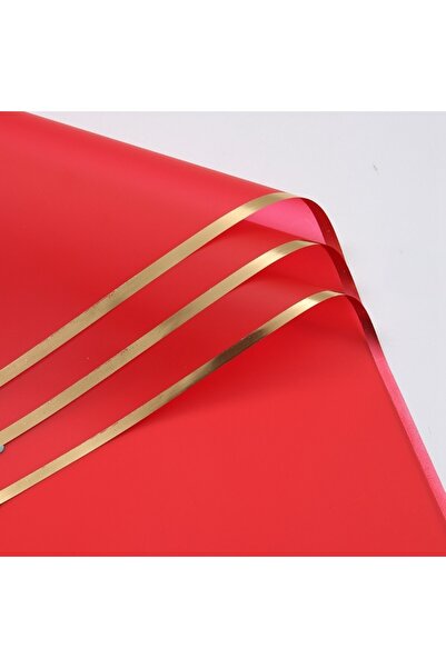 OEM Celofan pentru Flori Plastic Roșu 58 cm