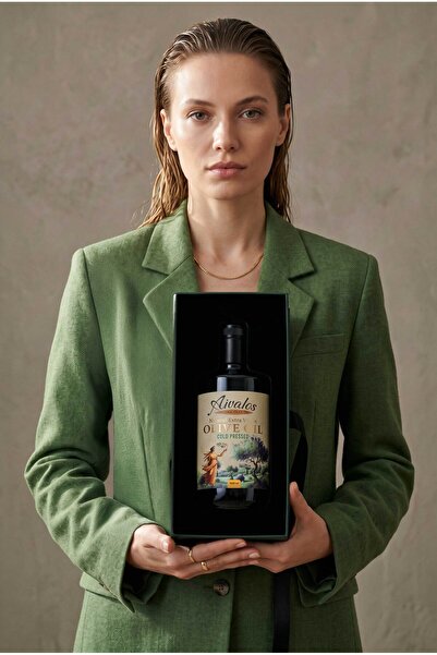Aivalos 500 ml Soğuk Sıkım Natürel Sızma - Özel Hediye Kutulu