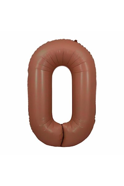 OEM Balon din folie cu număr, 102cm, Ciocolatiu satinat