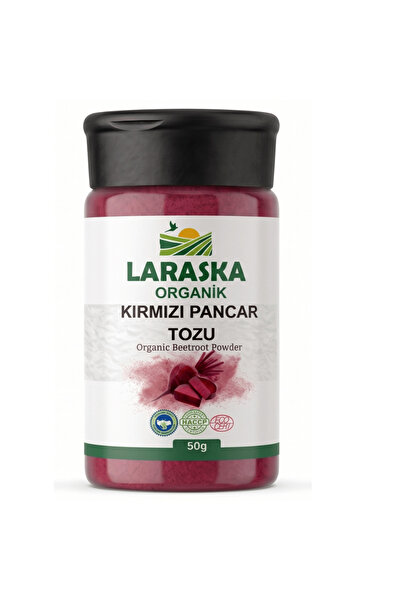 Laraska Organik Kırmızı Pancar Tozu 50g Organic Beetroot Powder
