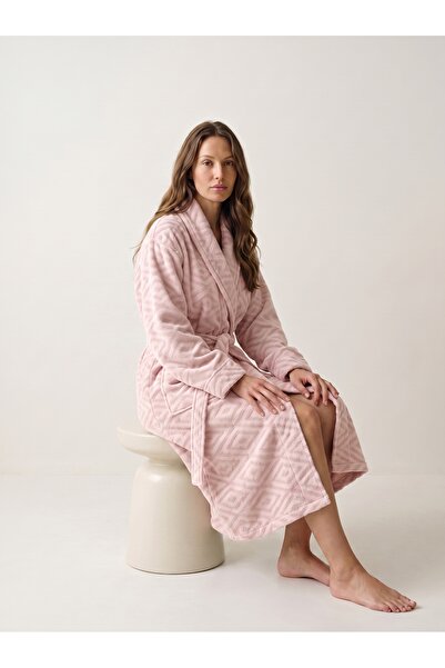 cottonparis Cotton Paris LOUVRE Serisi %100 Pamuklu Jakarlı Şal Yakalı Unisex...