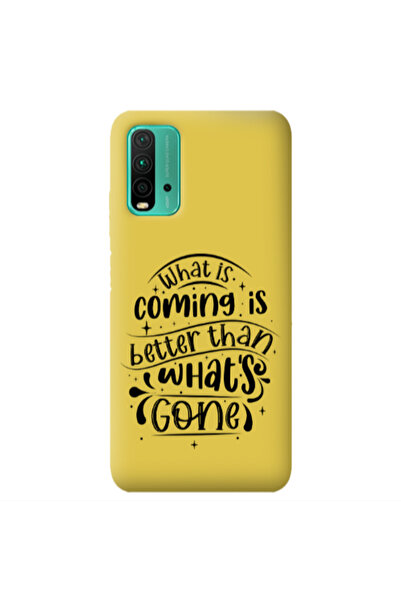 Other Xiaomi Poco M3 What is coming Yellow Colored Silicone TPU Θήκη