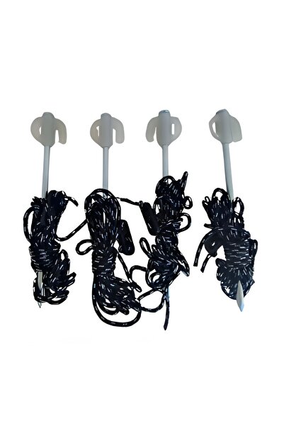 Evolium Franghie cu Cuie pentru Corturi, Evolium, Set 4 Bucati, Accesorii pen...