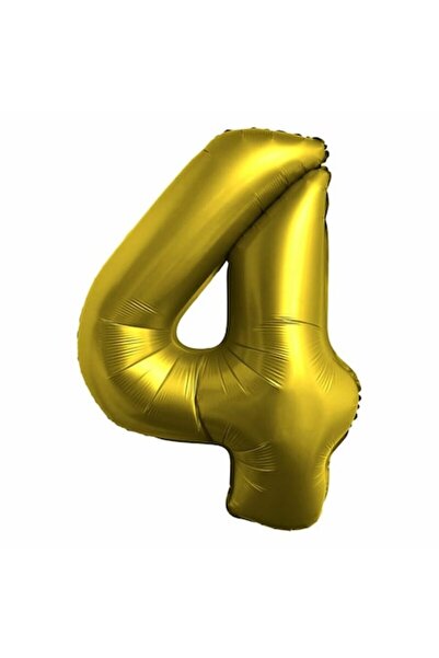 OEM Balon din folie număr, 102cm, Auriu Satinat