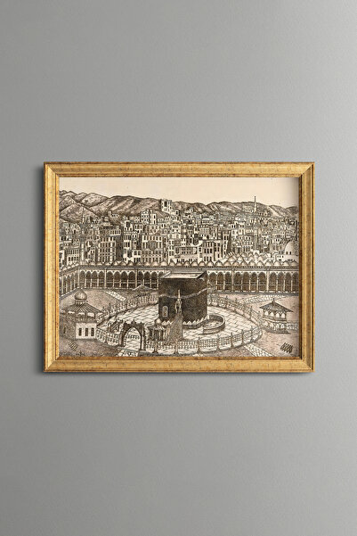 epiqart Kabe Drawing - Vintage Patterned Painting - Fine Model