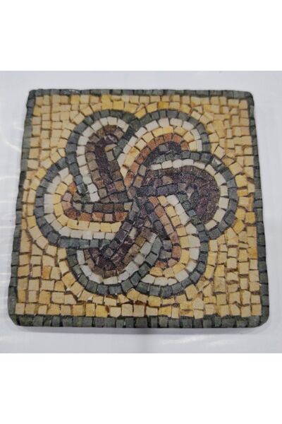 Şeker Portakalım Decorative Figured Special Size 20X20X1 cm Natural Stone Bat...