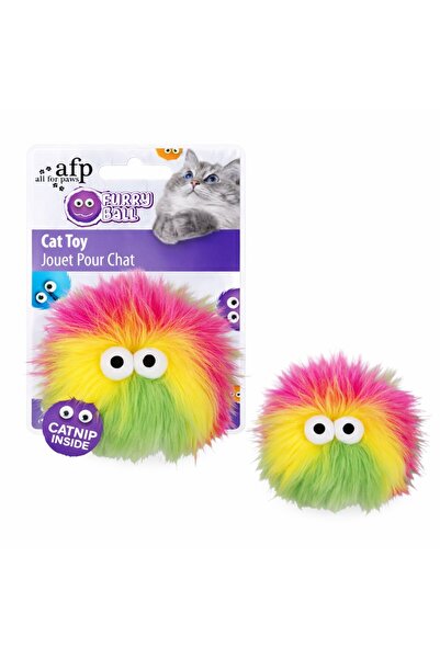 Afp Furry Ball Fluffer Catnipli (Kedi Otlu) Kedi Oyuncağı (9,5x9x5x5 cm)