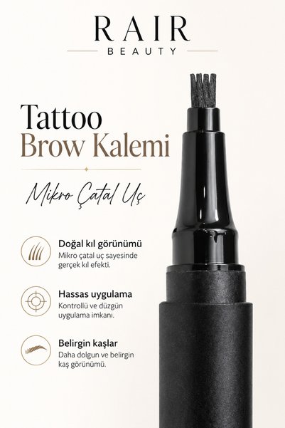 RAİR BEAUTY Fine Sketch Microbilading Permanent Eyebrow Pencil Black