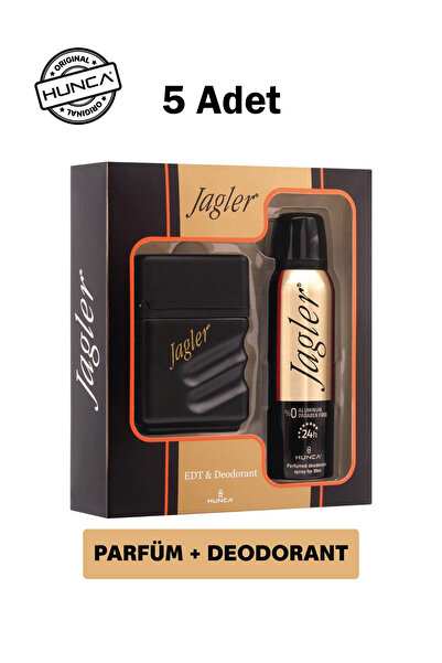 Jagler Classic Edt 50 ml Deodorant Sprey 100 ml Erkek Parfüm Seti 5 Adet