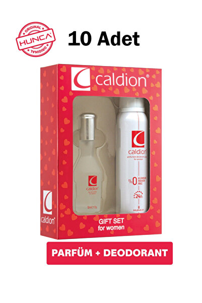 Caldion Classic Kadın Parfüm Seti ( Edt Parfüm 50 ml Deodorant 150 ml ) 10 Adet