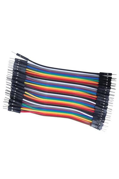 Generic 40 τεμ. Male-to-Male Dupont Jumper Wires 10 cm για Arduino