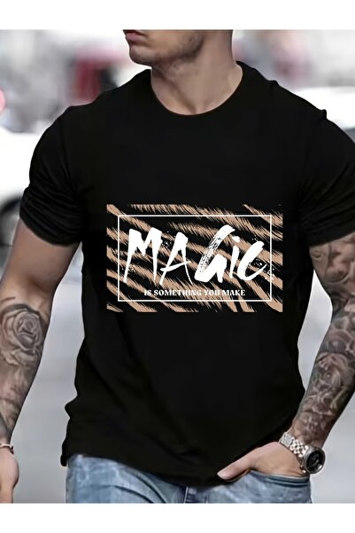 2mcup تي شيرت 180g Magic Is Something You Make - تي شيرت كاجوال عصري، هدايا ص...