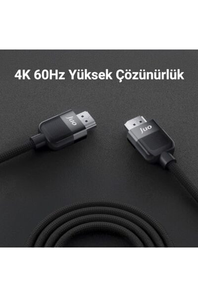 Yıldızan كابل مجدول HDMI 2.0 يدعم تقنية 4K 60Hz 18Gbps HDR ARC HDCP من msa sh...