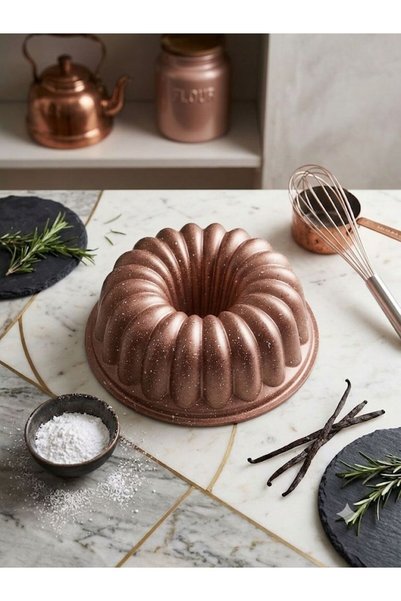 ADA Mega 4’lü Kek Kalıbı Seti – Dayanıklı, Yapışmaz ve Şık rosegold