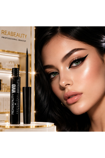 real beauty Liquid black eyeliner from Real Beauty, waterproof eyeliner that ...