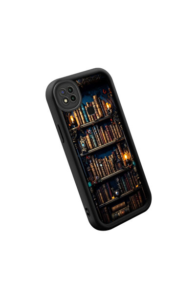 PATTERNOVA Redmi 9C/10A Uyumlu Ins retro kitap temalı kılıf, erkeklere özel t...