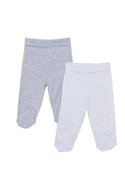 ebebek Hello Baby HelloBaby Unisex 2li Alt Çizgili Patikli