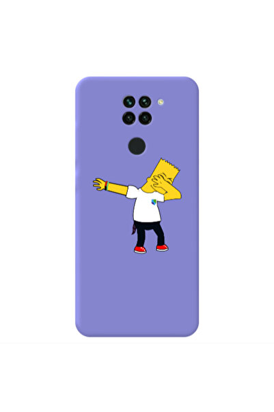 Other Xiaomi Redmi Note 9 Simpsons2 Purple Colored Silicone TPU Θήκη