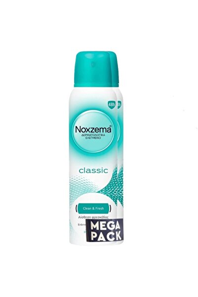 Noxzema Promo Classic Antiperspirant Clean &amp; Fresh Spray 300ml (2x150ml)