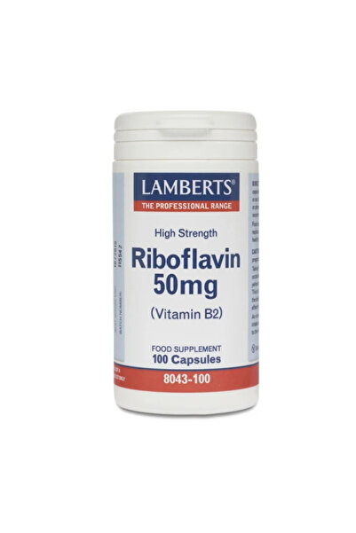 Lamberts Riboflavin (Vitamin B2 50mg) 100caps