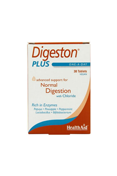Health Aid Digeston Plus Συμπλήρωμα με συνδυασμό πεπτικών ενζύμων με προβιοτι...