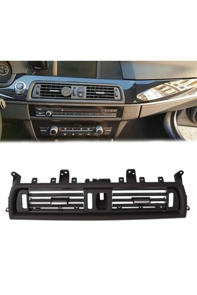 gkl Bmw F10 +LCI Klima Kalorifer Izgarası Ön Orta Komple Siyah 64229166885 SYH.