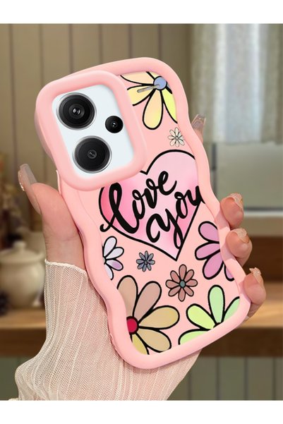 Hontinga Redmi Note 13 Pro Plus 5g Compatible Case Camera Protector Pink Sili...