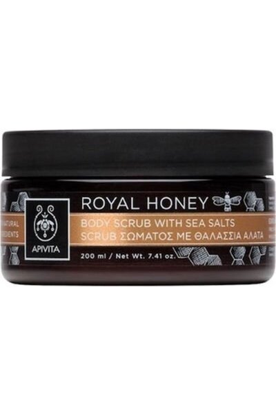 Apivita Royal Honey Body Scrub Sea Salts Απολέπιση Σώματος με Θαλάσσια Άλατα ...