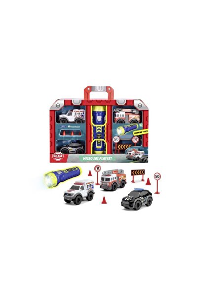 Dickie Toys Micro Acil Durum Araç Seti 203714024