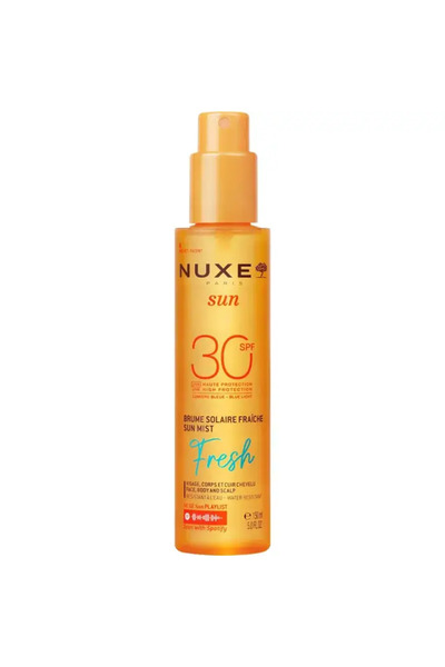 Nuxe SUN SPF30 Fresh, Αντηλιακό Mist Προσώπου και Σώματος -150ml