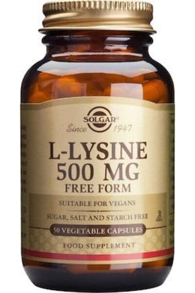Solgar L-Lysine 500mg, 50tabs