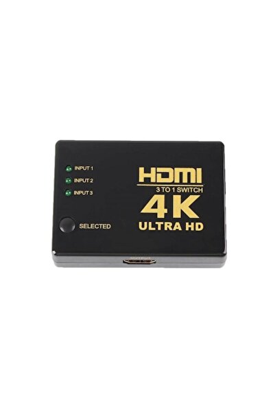 OEM Adaptor comutator HDMI 4K cu 3 intrări și 1 ieșire, rezoluție 1080p, incl...