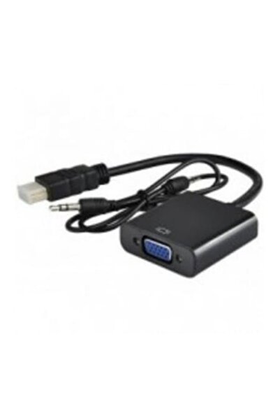 Regent Convertor HDMI la VGA, negru, cu audio, REGENT, calitate Full HD, 15cm