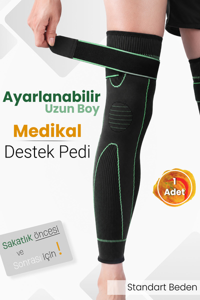 Hsport Uzun Ayarlanabilir Medikal Ortopedik Nefes Alan Diz Dirseklik Koruyucu...